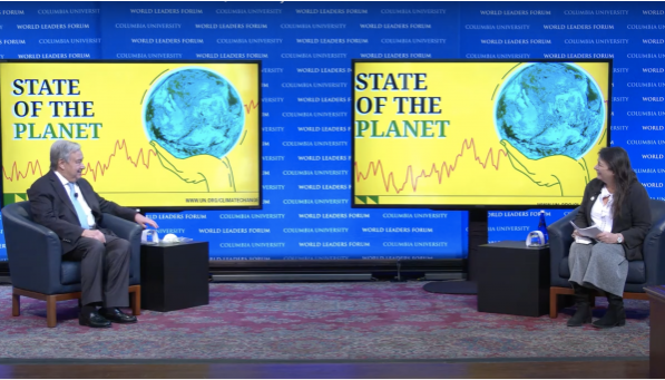 A Case for Global Climate Action: U.N. Secretary General Delivers Potent Remarks at Columbia